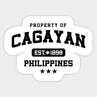 Cagayan - Property of the Philippines Shirt Sticker